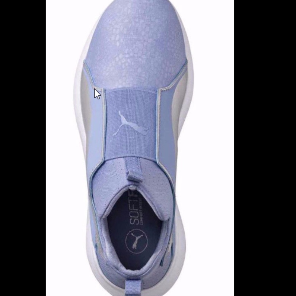 Puma Rebel Mid Rise Light Blue Size 6